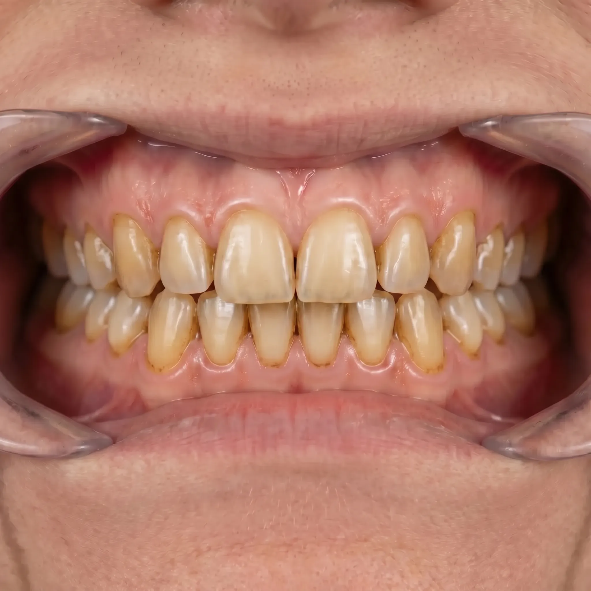 Zähne vor dem Bleaching